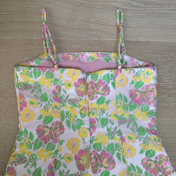 Majorelle Floral Print Mini Dress In Size Zero - Picture 6 of 7